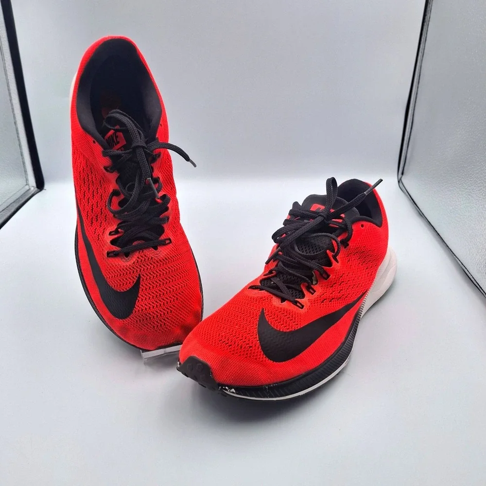 Nike Air Zoom Pegasus 35 Mens 10 Bright Crimson Black Running Shoes 942851-601